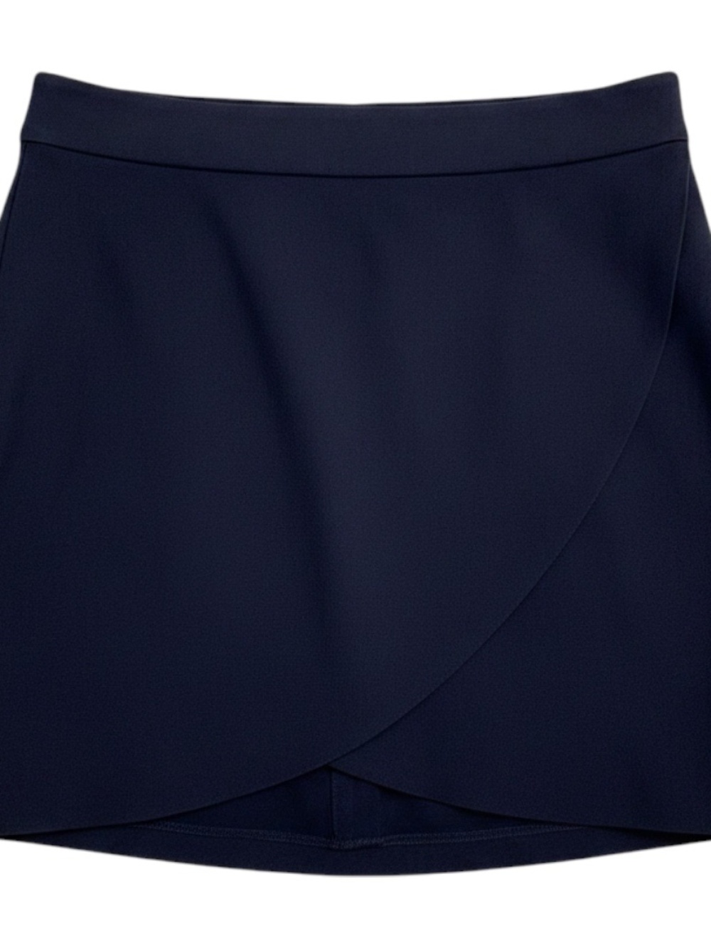 ALICE + OLIVIA SAPPHIRE GOAT LEATHER MINI SKIRT